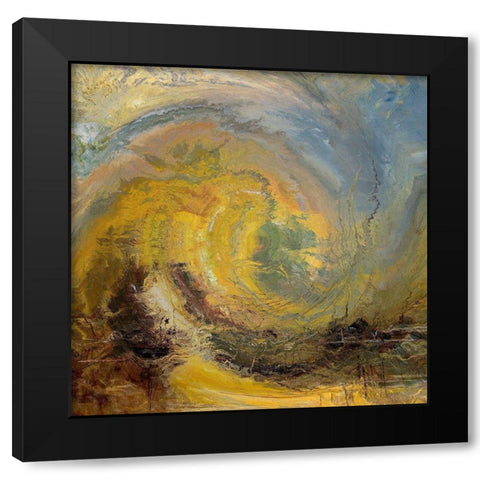 Storm Front III Black Modern Wood Framed Art Print with Double Matting by Bolokofsky, Ronald