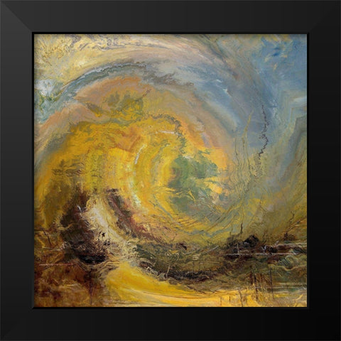 Storm Front III Black Modern Wood Framed Art Print by Bolokofsky, Ronald