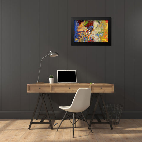 Sunny Side Up I Black Modern Wood Framed Art Print by Bolokofsky, Ronald