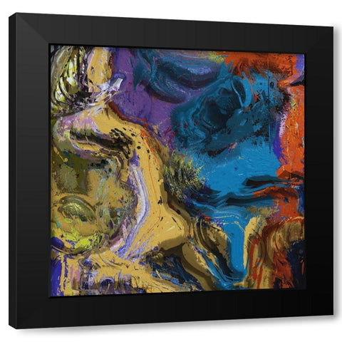 The Art of Grunge II Black Modern Wood Framed Art Print with Double Matting by Bolokofsky, Ronald