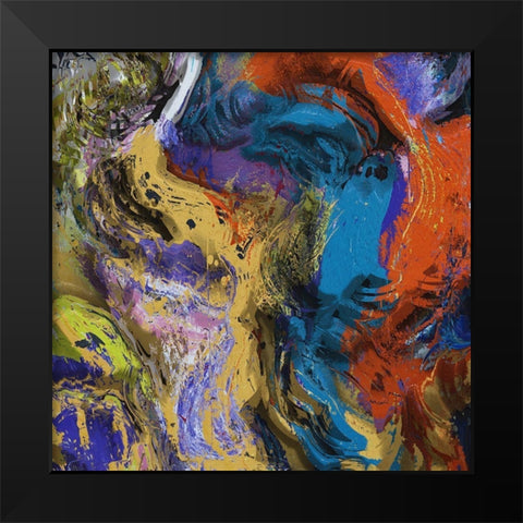 The Art of Grunge III Black Modern Wood Framed Art Print by Bolokofsky, Ronald