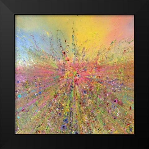 The Big Bang Black Modern Wood Framed Art Print by Bolokofsky, Ronald