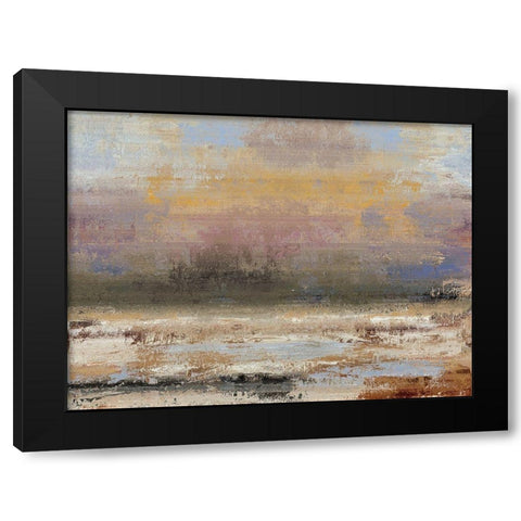 Vista del Lago Black Modern Wood Framed Art Print by Bolokofsky, Ronald