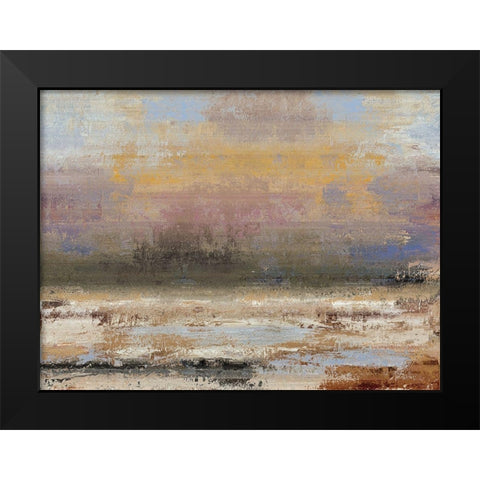 Vista del Lago Black Modern Wood Framed Art Print by Bolokofsky, Ronald