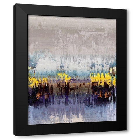 Wash Away the Blues I Black Modern Wood Framed Art Print with Double Matting by Bolokofsky, Ronald