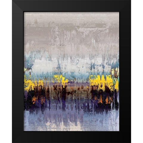 Wash Away the Blues I Black Modern Wood Framed Art Print by Bolokofsky, Ronald