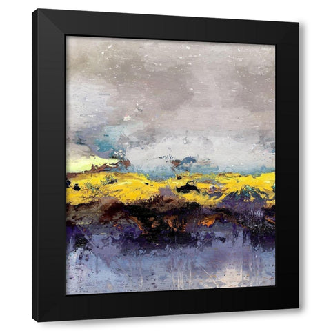 Wash Away the Blues II Black Modern Wood Framed Art Print with Double Matting by Bolokofsky, Ronald
