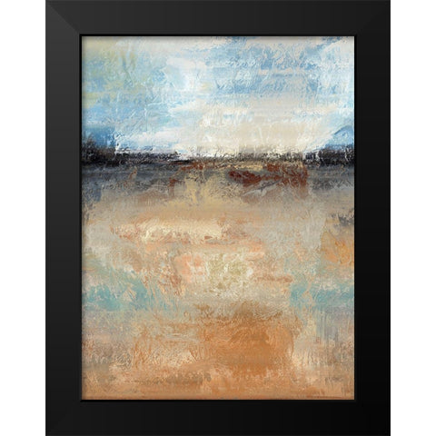 Where Heaven Meets Earth I Black Modern Wood Framed Art Print by Bolokofsky, Ronald