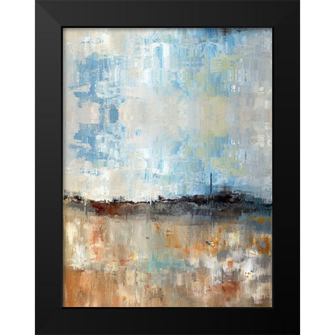 Where Heaven Meets Earth II Black Modern Wood Framed Art Print by Bolokofsky, Ronald