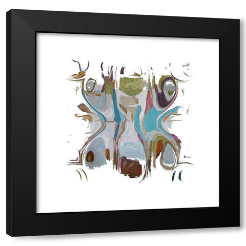 Which Way III Black Modern Wood Framed Art Print with Double Matting by Bolokofsky, Ronald
