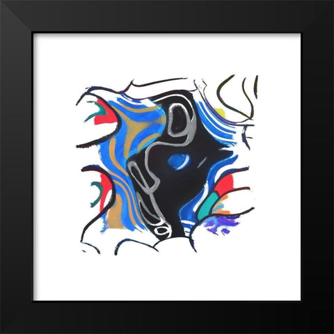 Wild Participation II Black Modern Wood Framed Art Print by Bolokofsky, Ronald