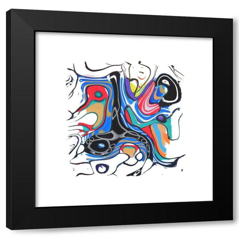 Wild Participation III Black Modern Wood Framed Art Print with Double Matting by Bolokofsky, Ronald
