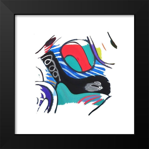 Wild Participation IV Black Modern Wood Framed Art Print by Bolokofsky, Ronald
