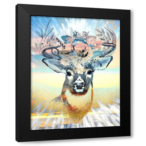 Beautiful Stagg Black Modern Wood Framed Art Print with Double Matting by Bolokofsky, Ronald