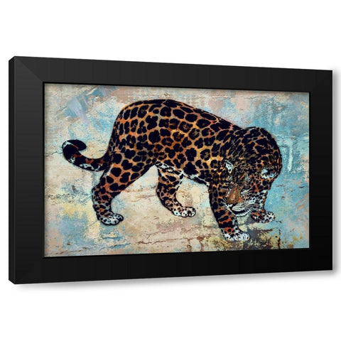 On the Loose Black Modern Wood Framed Art Print with Double Matting by Bolokofsky, Ronald