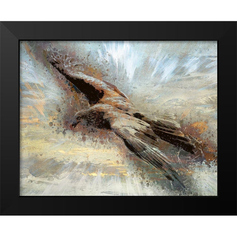 Soaring Above the Clouds Black Modern Wood Framed Art Print by Bolokofsky, Ronald
