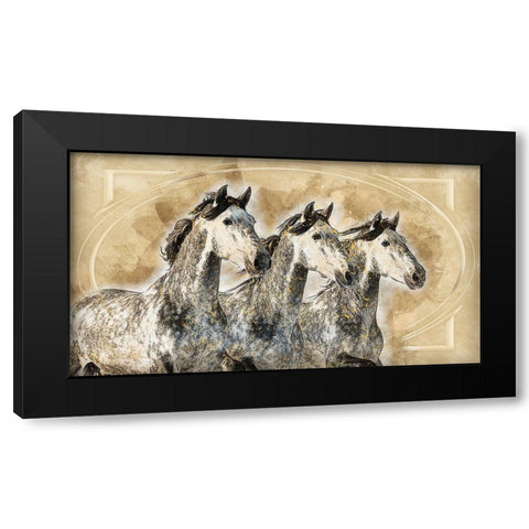 The Winners Circle Black Modern Wood Framed Art Print by Bolokofsky, Ronald