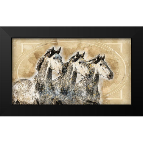 The Winners Circle Black Modern Wood Framed Art Print by Bolokofsky, Ronald