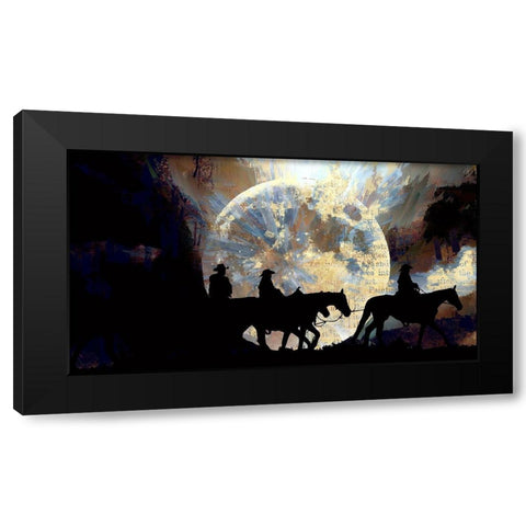 Westward Bound II Black Modern Wood Framed Art Print by Bolokofsky, Ronald