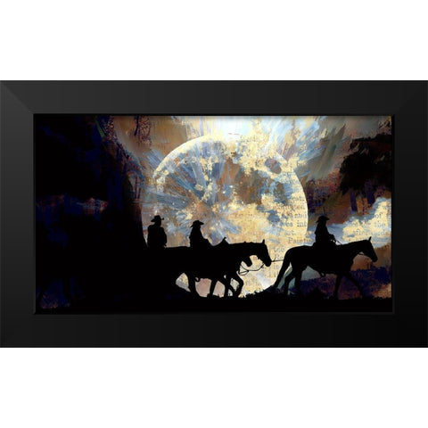 Westward Bound II Black Modern Wood Framed Art Print by Bolokofsky, Ronald