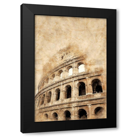 Colosseum I Black Modern Wood Framed Art Print with Double Matting by Bolokofsky, Ronald