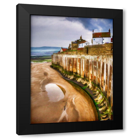 Village Wall Black Modern Wood Framed Art Print with Double Matting by Bolokofsky, Ronald