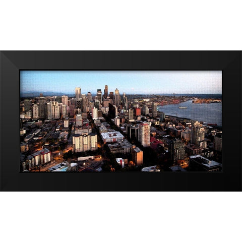 From the Seattle Needle Black Modern Wood Framed Art Print by Bolokofsky, Ronald