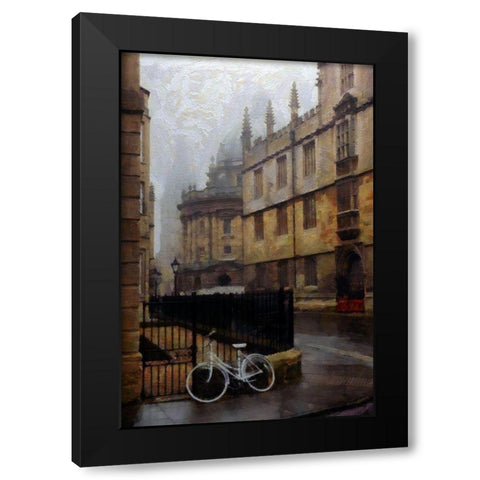 Oxford Fog Black Modern Wood Framed Art Print with Double Matting by Bolokofsky, Ronald