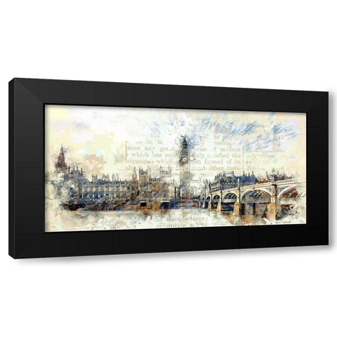 Westminster II Black Modern Wood Framed Art Print by Bolokofsky, Ronald