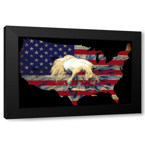 American Ballet Black Modern Wood Framed Art Print with Double Matting by Bolokofsky, Ronald