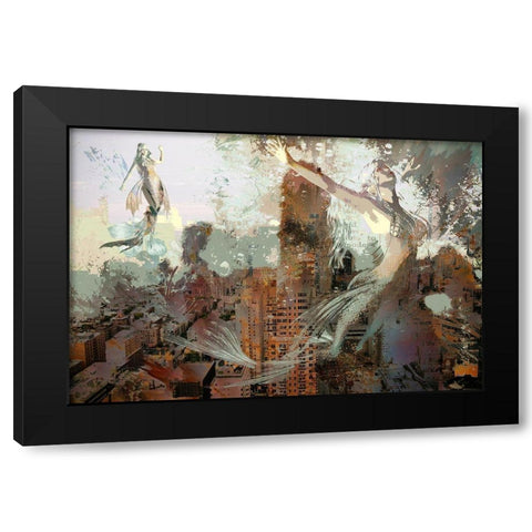 Atlantis  Black Modern Wood Framed Art Print with Double Matting by Bolokofsky, Ronald