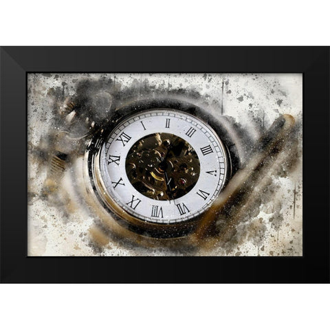 Borrowed Time Black Modern Wood Framed Art Print by Bolokofsky, Ronald