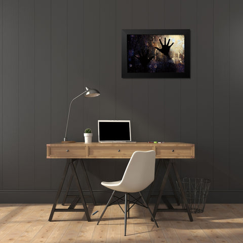 Break On Through Black Modern Wood Framed Art Print by Bolokofsky, Ronald