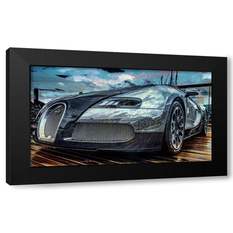 Bugatti I Black Modern Wood Framed Art Print with Double Matting by Bolokofsky, Ronald