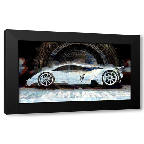 Built For Speed Black Modern Wood Framed Art Print with Double Matting by Bolokofsky, Ronald