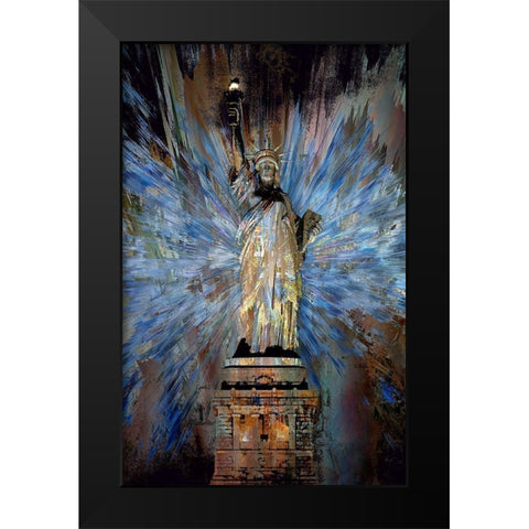 Celebrating Freedom Black Modern Wood Framed Art Print by Bolokofsky, Ronald