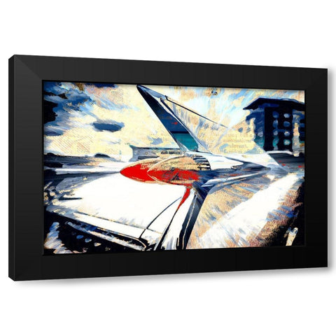 City Cruiser Black Modern Wood Framed Art Print by Bolokofsky, Ronald