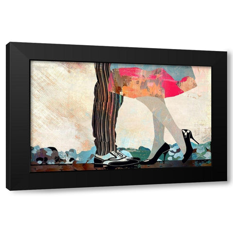 Dancing the Blues Away Black Modern Wood Framed Art Print with Double Matting by Bolokofsky, Ronald