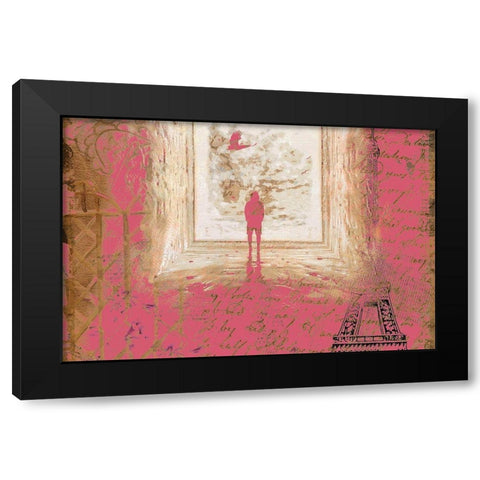 French Arts Black Modern Wood Framed Art Print by Bolokofsky, Ronald