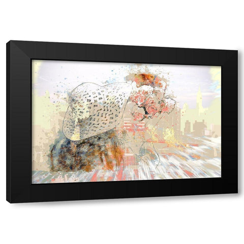 Fresh Flowers Black Modern Wood Framed Art Print with Double Matting by Bolokofsky, Ronald