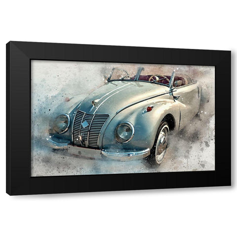 IFA Convertable I Black Modern Wood Framed Art Print by Bolokofsky, Ronald