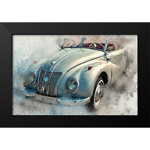 IFA Convertable I Black Modern Wood Framed Art Print by Bolokofsky, Ronald