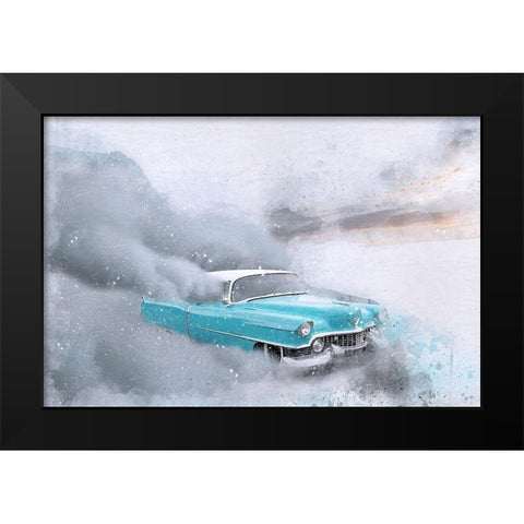In a Cloud of Dust Black Modern Wood Framed Art Print by Bolokofsky, Ronald