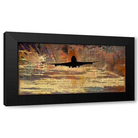 Into the Sunset Black Modern Wood Framed Art Print with Double Matting by Bolokofsky, Ronald