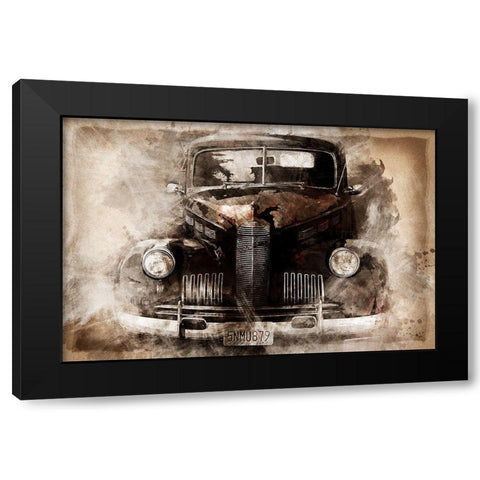 Oldtimer I Black Modern Wood Framed Art Print with Double Matting by Bolokofsky, Ronald