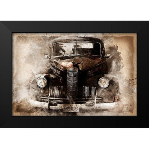 Oldtimer I Black Modern Wood Framed Art Print by Bolokofsky, Ronald