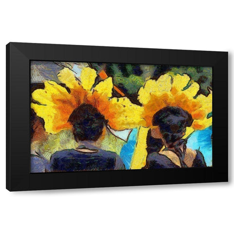 Admiration Black Modern Wood Framed Art Print with Double Matting by Bolokofsky, Ronald