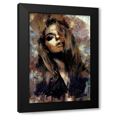 Amore Black Modern Wood Framed Art Print with Double Matting by Bolokofsky, Ronald
