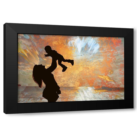 Celebrating Life Black Modern Wood Framed Art Print with Double Matting by Bolokofsky, Ronald