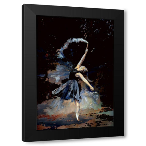 Dancing With A Flair Black Modern Wood Framed Art Print with Double Matting by Bolokofsky, Ronald